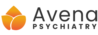 avena psychiatry logo white